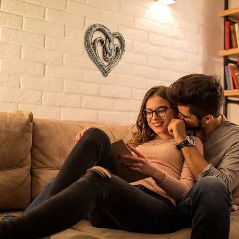 Décoration murale en forme de cœur | Une élégance intemporelle pour votre espace